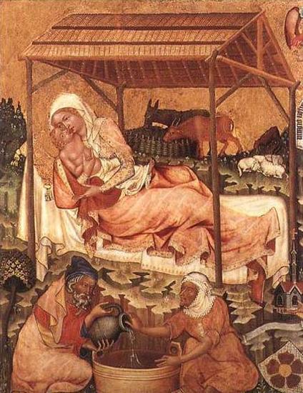 MASTER of Hohenfurth Nativity oil painting picture